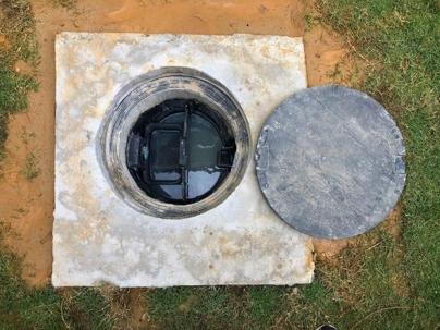 grease trap inlet